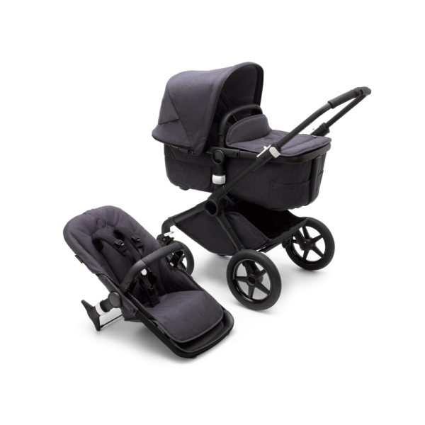 Bugaboo Коляска универсальная 2в1 Fox 3 Mineral complete - BLACK/WASHED BLACK