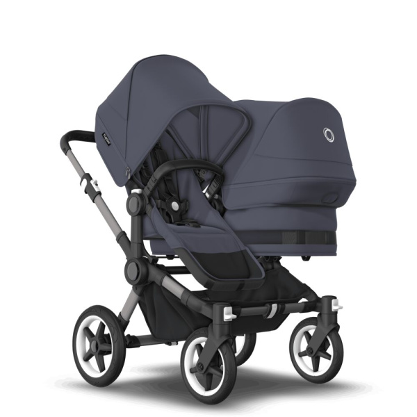 Коляска для погодок Bugaboo Donkey5 Duo Graphite/Stormy Blue