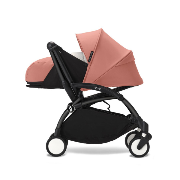 Stokke YOYO3 коляска универсальная 2в1 с мягкой люлькой Black/Ginger