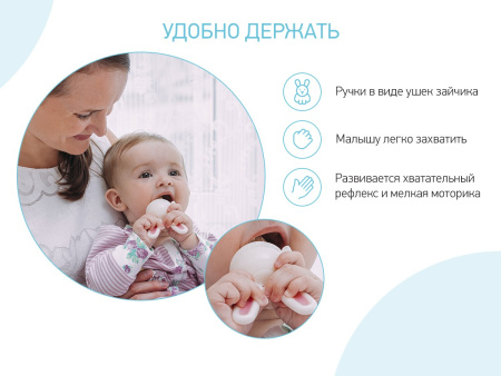 Roxy Kids Ниблер для прикорма Bunny Twist 6+