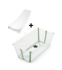 Stokke Складная ванночка + поддержка Flexi Bath Bundle - Transparent Green