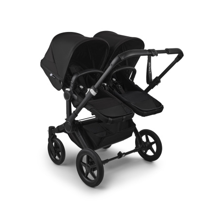 Bugaboo Коляска для двойни Donkey 5 Twin, BLACK/MIDNIGHT BLACK-MIDNIGHT BLACK