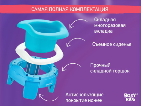 Roxy Kids Многоразовая вкладка для дорожных горшков 