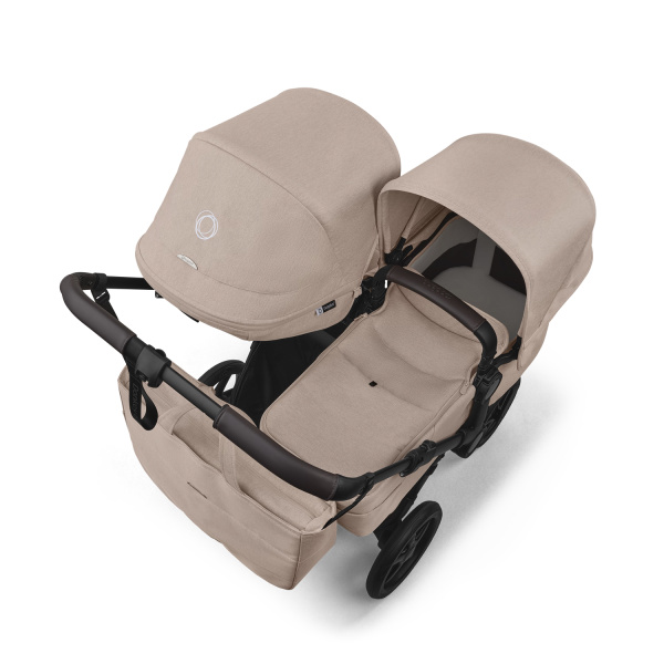 Bugaboo Коляска для погодок Donkey 6 Duo, BLACK/DESERT TAUPE MELANGE