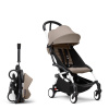 Stokke YOYO3 White Taupe белая рама и бежевый прогулочный блок