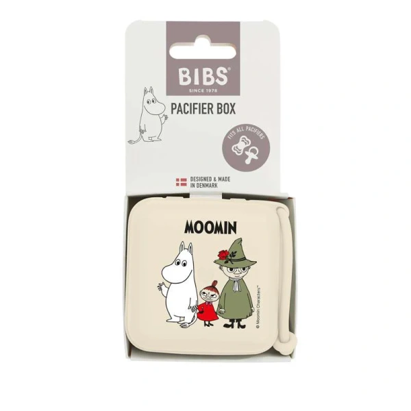 Bibs Moomin Контейнер для пустышки Ivory