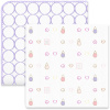 Lavender Mod Circles + Peace, Love, Swad