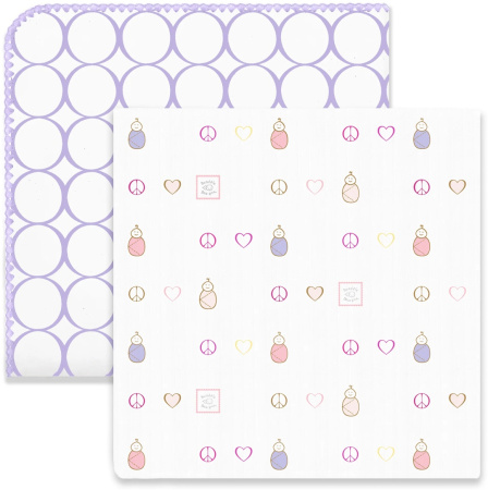 Lavender Mod Circles + Peace, Love, Swad