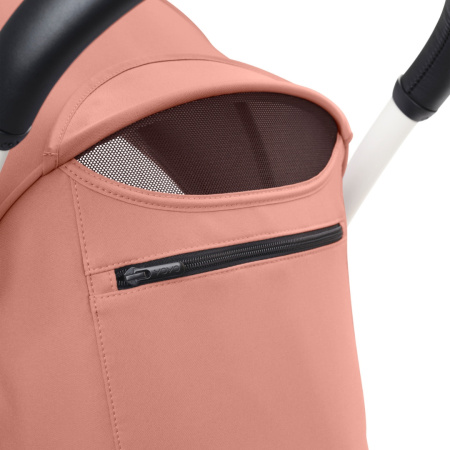 Stokke YOYO3 White Ginger белая рама и розовый прогулочный блок