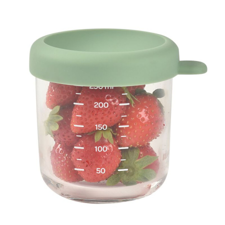 Beaba Контейнер стеклянный, с крышкой, 250мл, для хранения продуктов PORTION VERRE