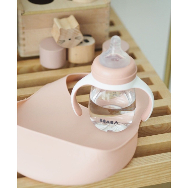 Beaba Детские нагрудники силиконовые 2 штуки LOT DE 2 BAVOIRS SILICONE 