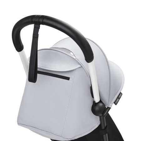 Stokke YOYO3 White Stone белая рама и серый прогулочный блок