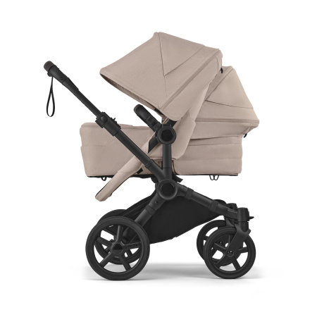 Bugaboo Коляска для погодок Donkey 6 Duo, BLACK/DESERT TAUPE MELANGE