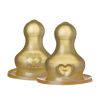 BIBS Bottle Nipple 2 PACK Latex - Соска для бутылочки медленный поток (2шт)