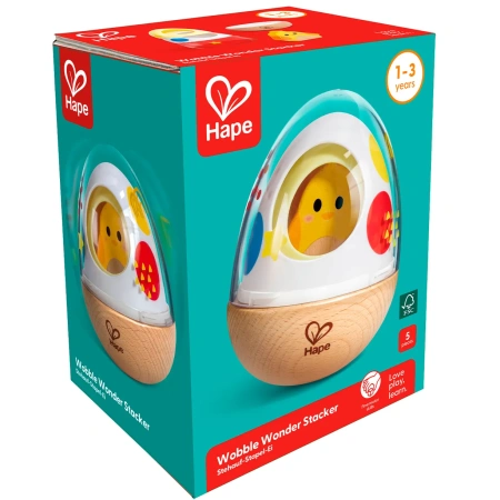 Hape Игрушка Неваляшка домик для цыпленка