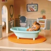 Hape Игровой набор Мини-дом: Веселая семья тигров Майло и Мелоди, 11 предметов