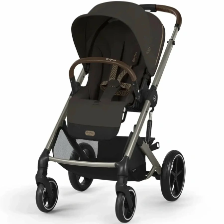 Cybex Детская коляска Balios S Lux TPE 2-в-1 c дождевиками Chocolate Brown