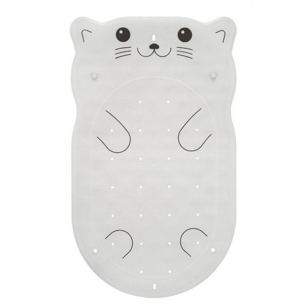 Roxy Kids Резиновый антискользящий коврик для ванны 45х76 см - Кот