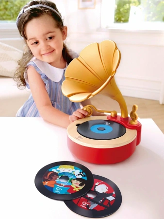 Hape Игрушка для малышей каталка - сортер "Божья коровка", 5 предметов в наборе