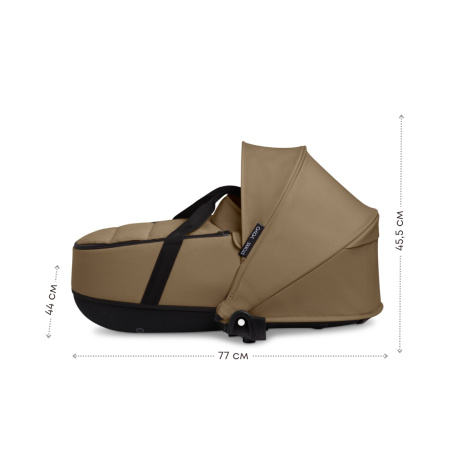 Stokke YOYO3 коляска универсальная 2в1 с каркасной люлькой bassinet Black/Toffee