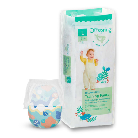 Offspring трусики-подгузники, L 9-14 кг. 36 шт. - Море