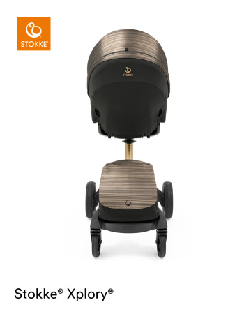 Stokke Коляска Xplory X с прогулочным блоком - Gold Black
