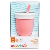 Munchkin Чашка-поильник C`est Silicone! 118 мл. с трубочкой силикон - Коралл