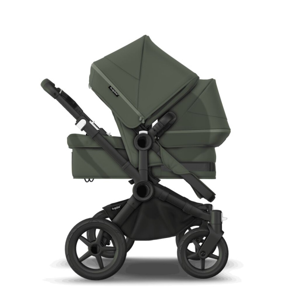 Коляска для погодок Bugaboo Donkey5 Duo Black/Forest Green