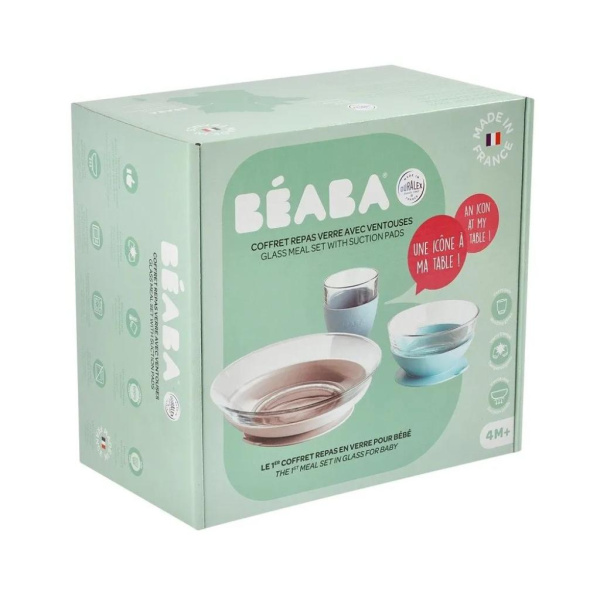 Beaba Набор стеклянной посуды для детей COFFRET REPAS VERRE