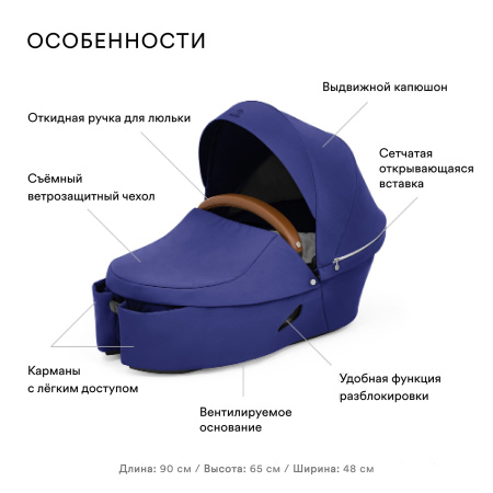 Stokke Люлька для коляски Xplory X (Stokke Люлька для коляски Xplory X -  Royal Blue)