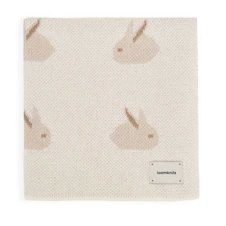 Loomknits Плед детский Animal Rabbits - Кремовый