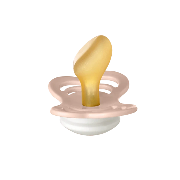 BIBS Набор пустышек Couture Latex 0-6 месяцев 2шт. - Blush Glow/Vanilla Glow