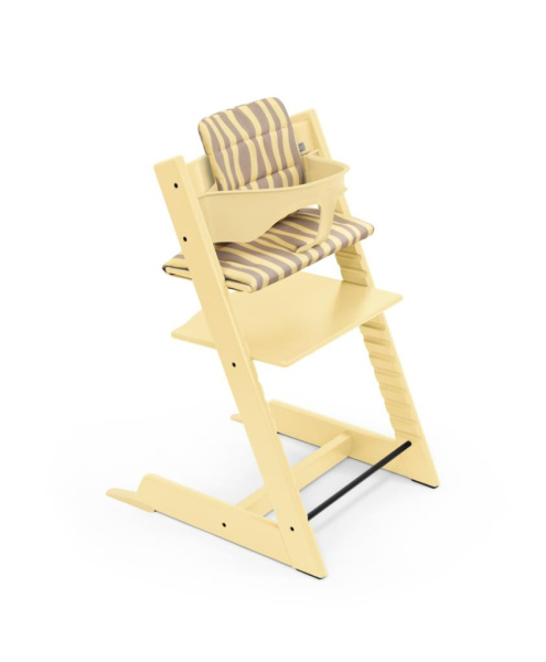 Stokke Tripp Trapp стульчик для кормления Lemon Yellow с Baby Set² и подушкой