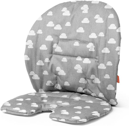 Stokke Подушка на сиденье для кормления Steps - Grey Clouds