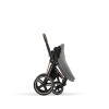 Cybex Детская коляска Priam IV Rosegold 2-в-1 Mirage Grey + спальный блок Lux Carry Cot