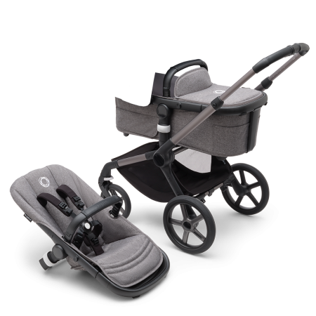 Bugaboo Шасси для коляски Fox 5 base - GRAPHITE/ GREY MÉLANGE