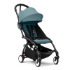 Stokke YOYO3 коляска универсальная 2в1 с мягкой люлькой Black/Aqua