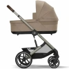 Cybex Детская коляска Balios S Lux TPE 2-в-1 c дождевиками Almond Beige