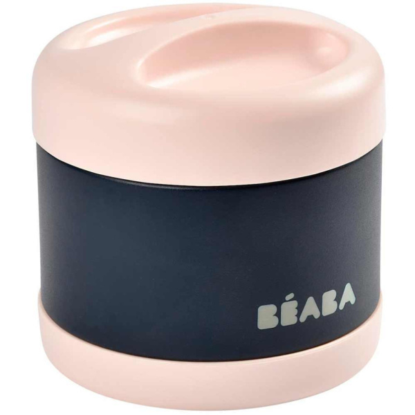 Beaba Термос контейнер 500 мл THERMO-PORTION INOX 500 ML  - Pink