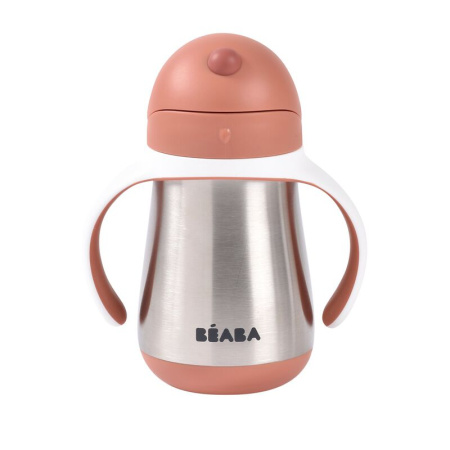 Beaba Поильник термос TASSE PAILLE INOX 250 ML.