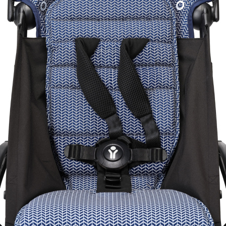 Stokke YOYO3 White Air France белая рама и синий прогулочный блок