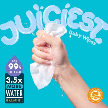 Hoppi Влажные салфетки 99% Water Wipes 80 шт