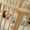 Овальная кроватка Stokke Sleepi Mini V3 из натурального бука