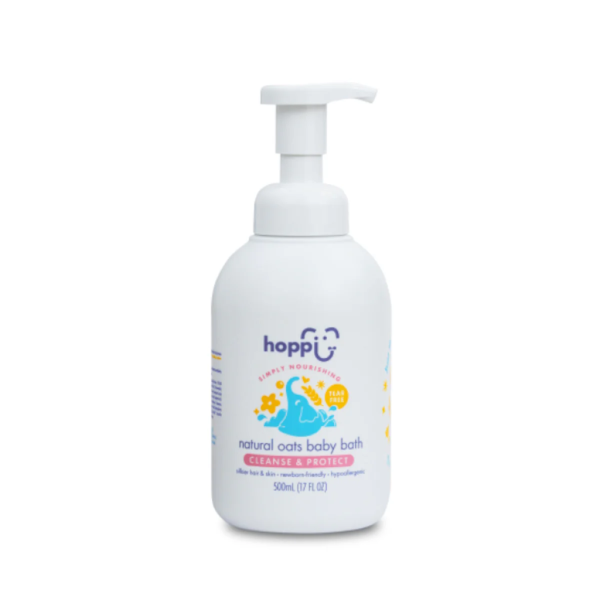 Hoppi Средство для купания волос и тела с овсом, 500 ml.