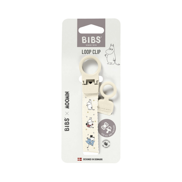 Bibs Moomin Держатель для пустышки Clip Loop Ivory