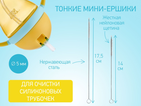 Roxy Kids Набор щеток и ершиков для мытья бутылочек (5 шт)