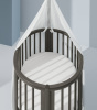 Овальная кроватка Stokke Sleepi Mini V3 Hazy Grey