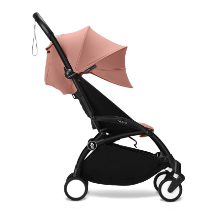 Stokke YOYO3 коляска универсальная 2в1 с мягкой люлькой Black/Ginger