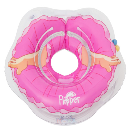 Roxy Kids Надувной круг на шею для купания малышей Flipper 0+ - Балерина
