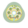 Stokke® Игровая доска MuTable™ - Fruits & Veggies